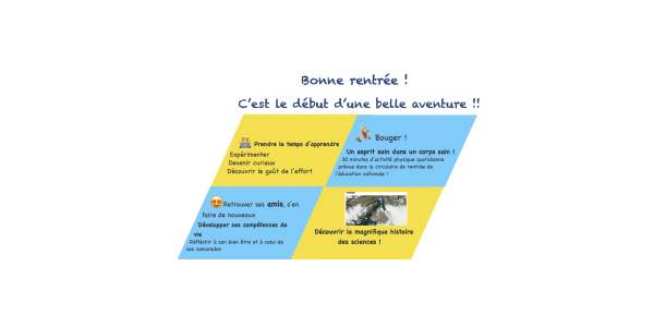 Bonne rentrée !