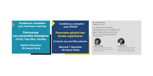 Conférences de décembre