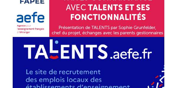Webinaire Talents : outil de recrutement pour vos établissements