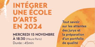 Conférence sur les études de Beaux Arts & d'Arts Appliqués