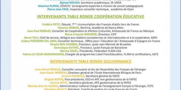 Colloque sur l'avenir de l'EFE