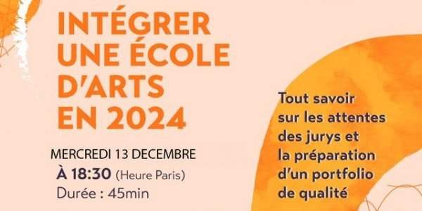 Conférence sur les études de Beaux Arts & d'Arts Appliqués