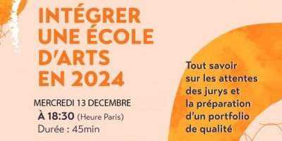 Conférence sur les études de Beaux Arts & d'Arts Appliqués