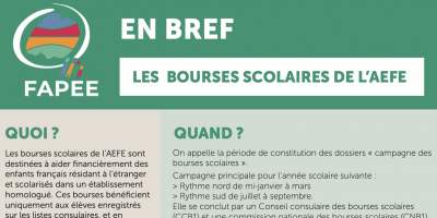 Fiche-outil Fapee : Conseils consulaires des bourses scolaires (CCB1)
