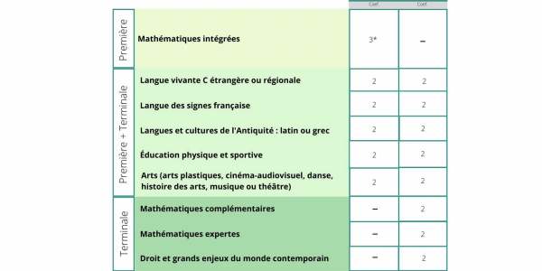 Du nouveau au bac 2023 pour les options - le point avec Averroes e-learning