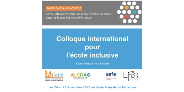 2ème colloque sur l'école inclusive