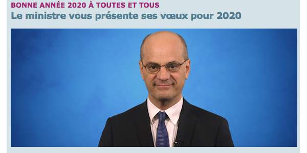 Lettre de l'éducation nationale janvier 2020