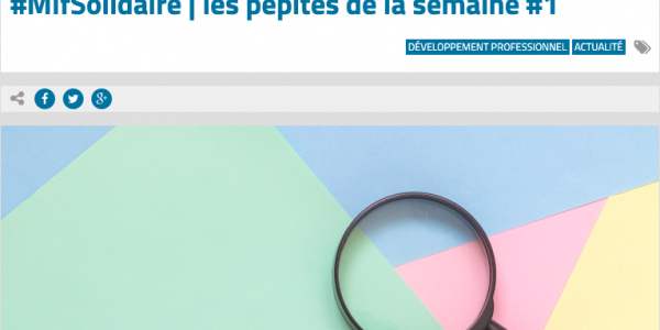 Ressources éducatives : Les pépites de la semaine #1