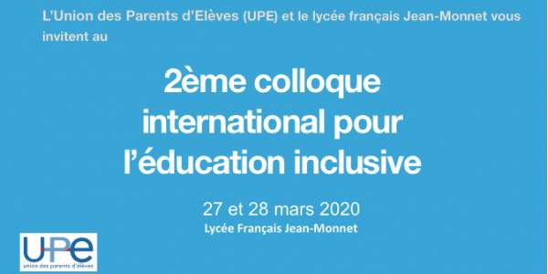2ème colloque sur l'école inclusive