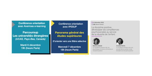 Conférences de décembre