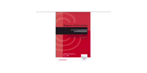Rapport sénatorial sur le réseau EFE