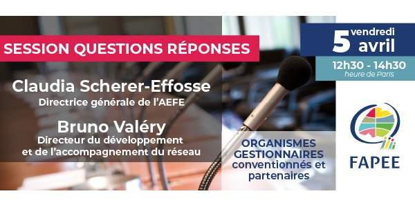 Questions-Réponses avec la Directrice Générale et la Direction du Développement et de l'Accompagnement du Réseau
