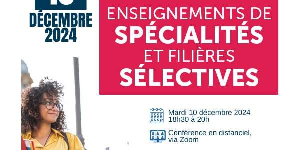 A suivre : webinaires & orientation
