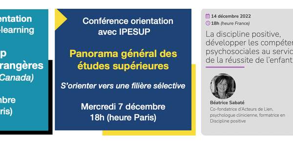 Conférences de décembre