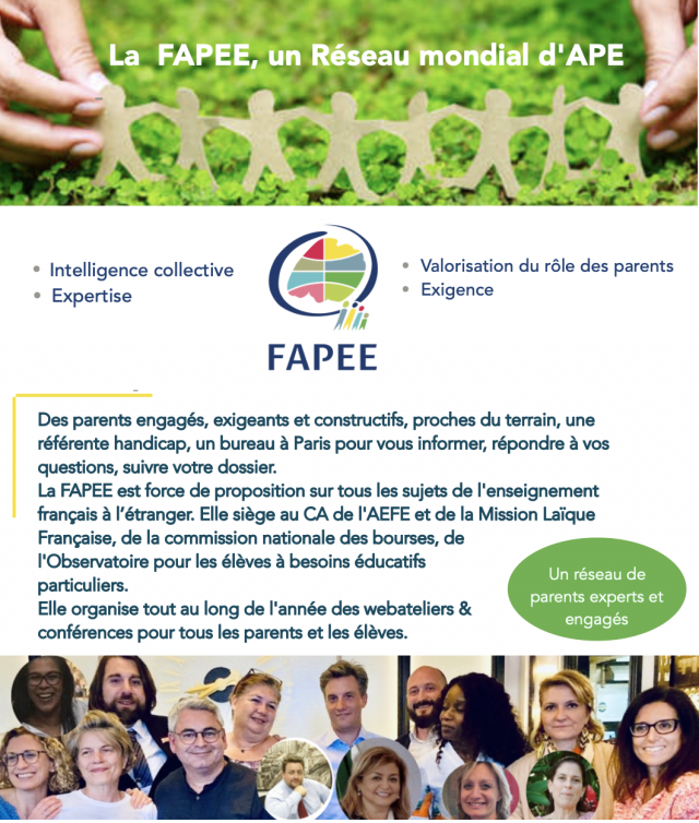 La FAPEE, un réseau mondial d'APE